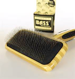 Bass Brushes Bass Pet Groomer with Rubber Grips - Soft Slicker Style 1 ...